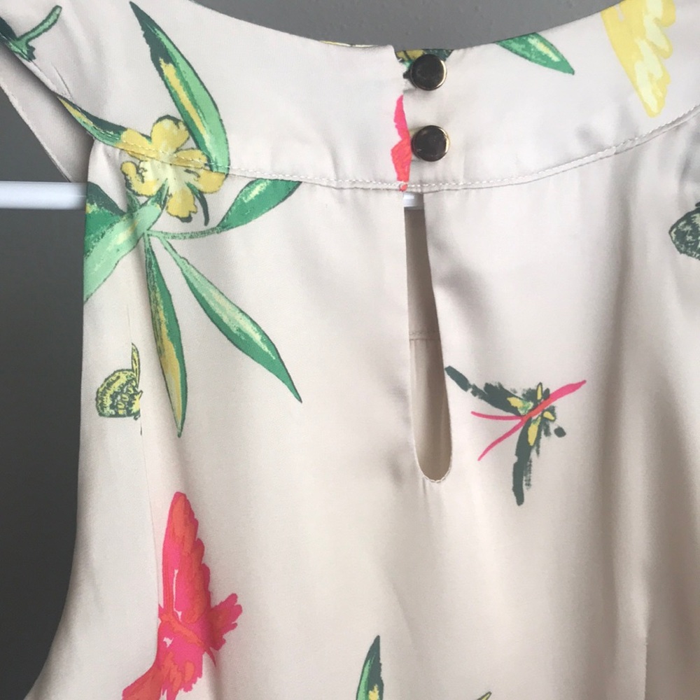 High-neck Silky Hummingbird Dress - Picture 5 of 8